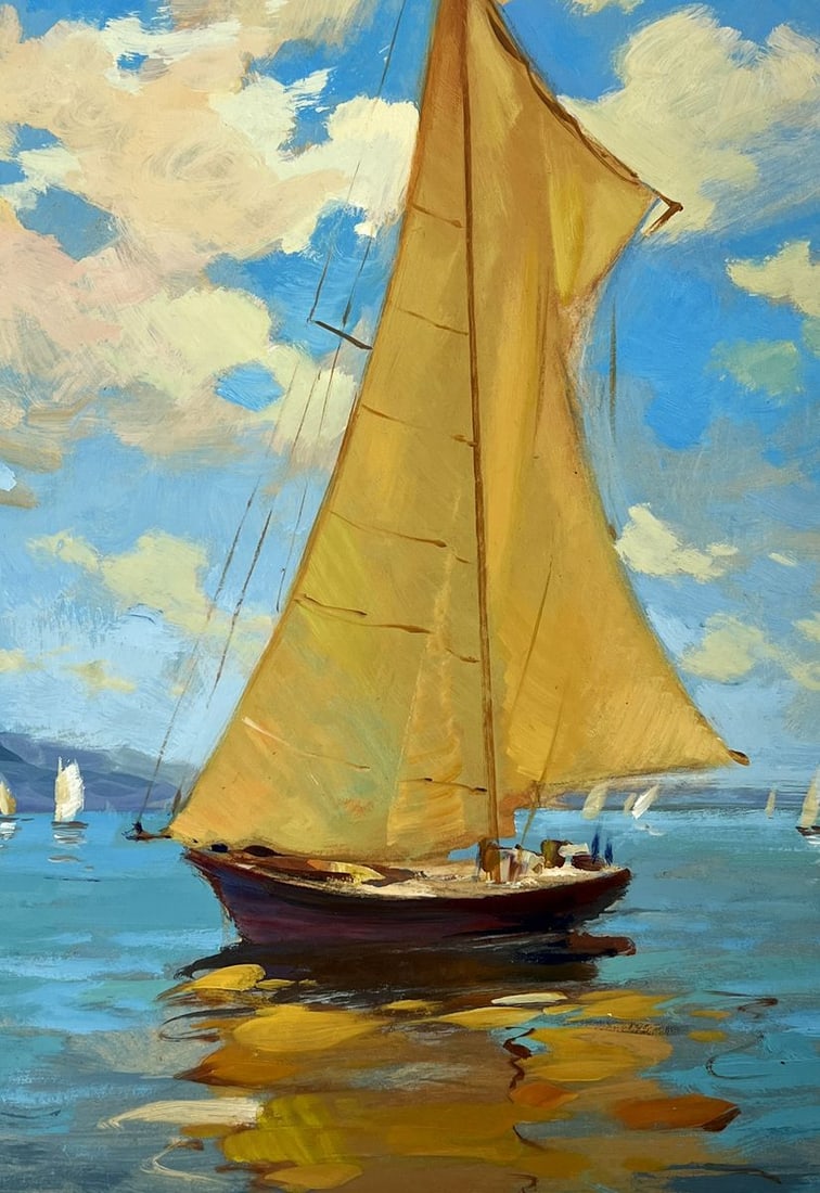 Oil painting Towards the wind Yuriy Suprunchuk - 9