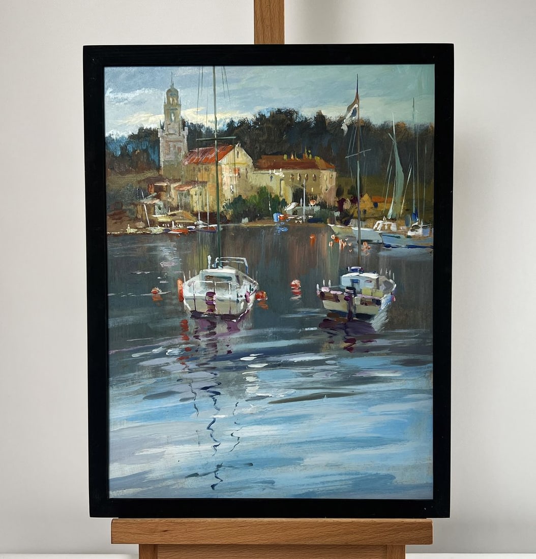 Oil painting Between the sea and the sky Yuriy Suprunchuk (1 of 10)