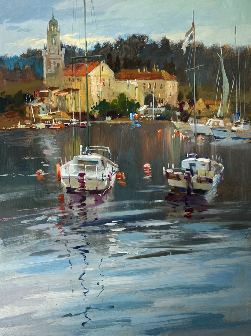 Oil painting Between the sea and the sky Yuriy Suprunchuk - 3
