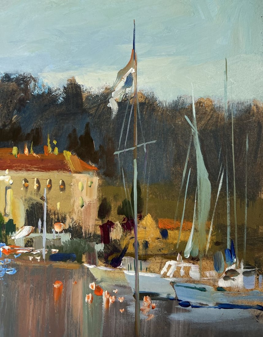 Oil painting Between the sea and the sky Yuriy Suprunchuk - 4