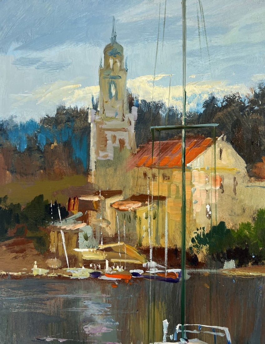 Oil painting Between the sea and the sky Yuriy Suprunchuk - 5