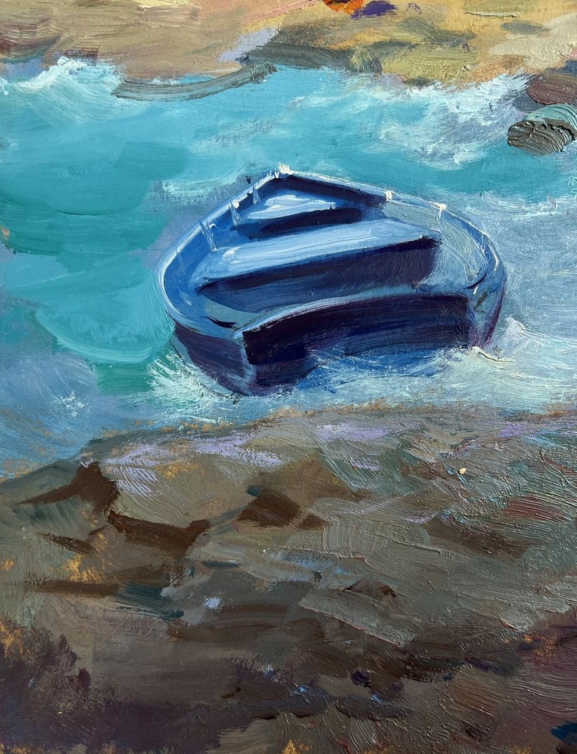 Oil painting Freedom over the sea Yuriy Suprunchuk - 9