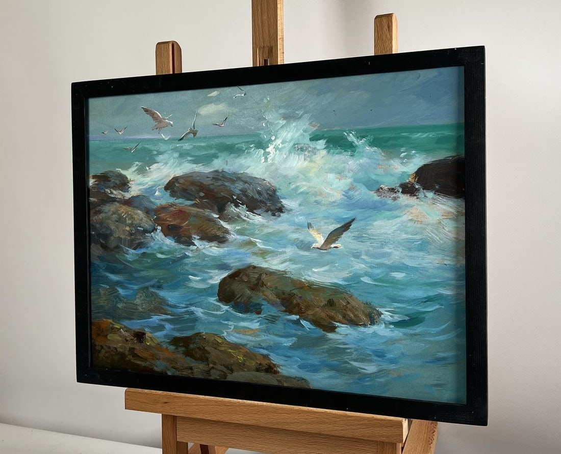 Oil painting Song of the waves and wind Yuriy Suprunchuk - 2