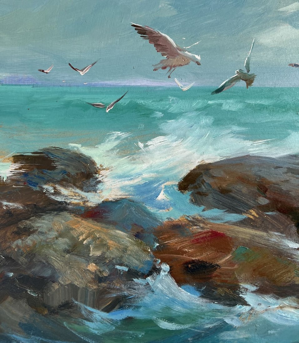 Oil painting Song of the waves and wind Yuriy Suprunchuk - 6