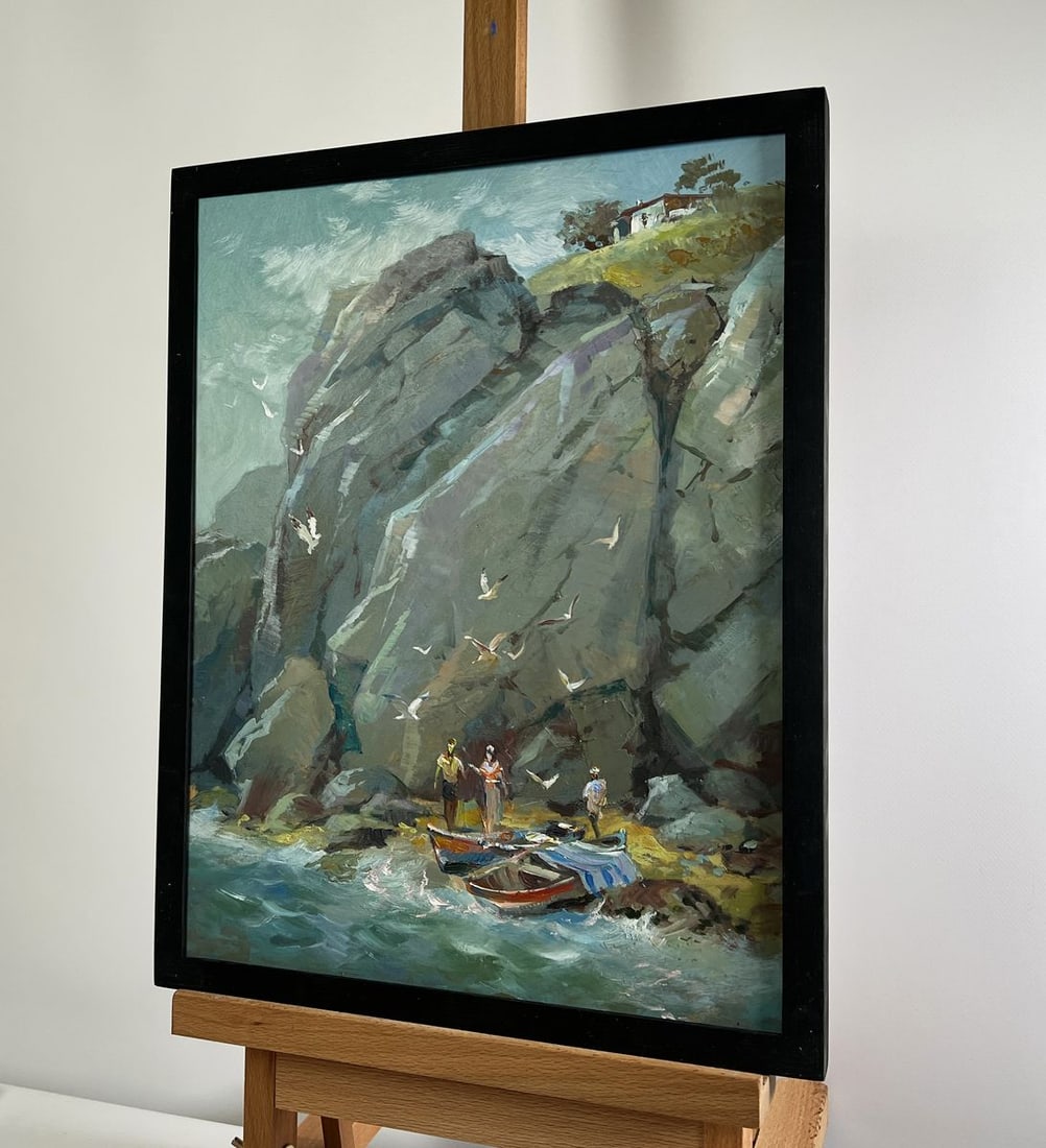 Oil painting Whisper of the sea waves Yuriy Suprunchuk - 2