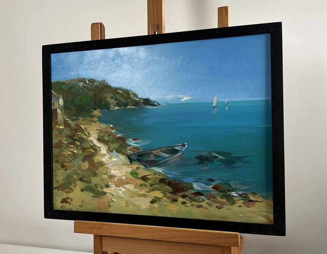 Oil painting Across the sea expanses Yuriy Suprunchuk - 2