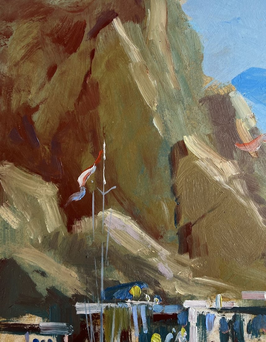 Oil painting Ships on the ferry Yuriy Suprunchuk - 6