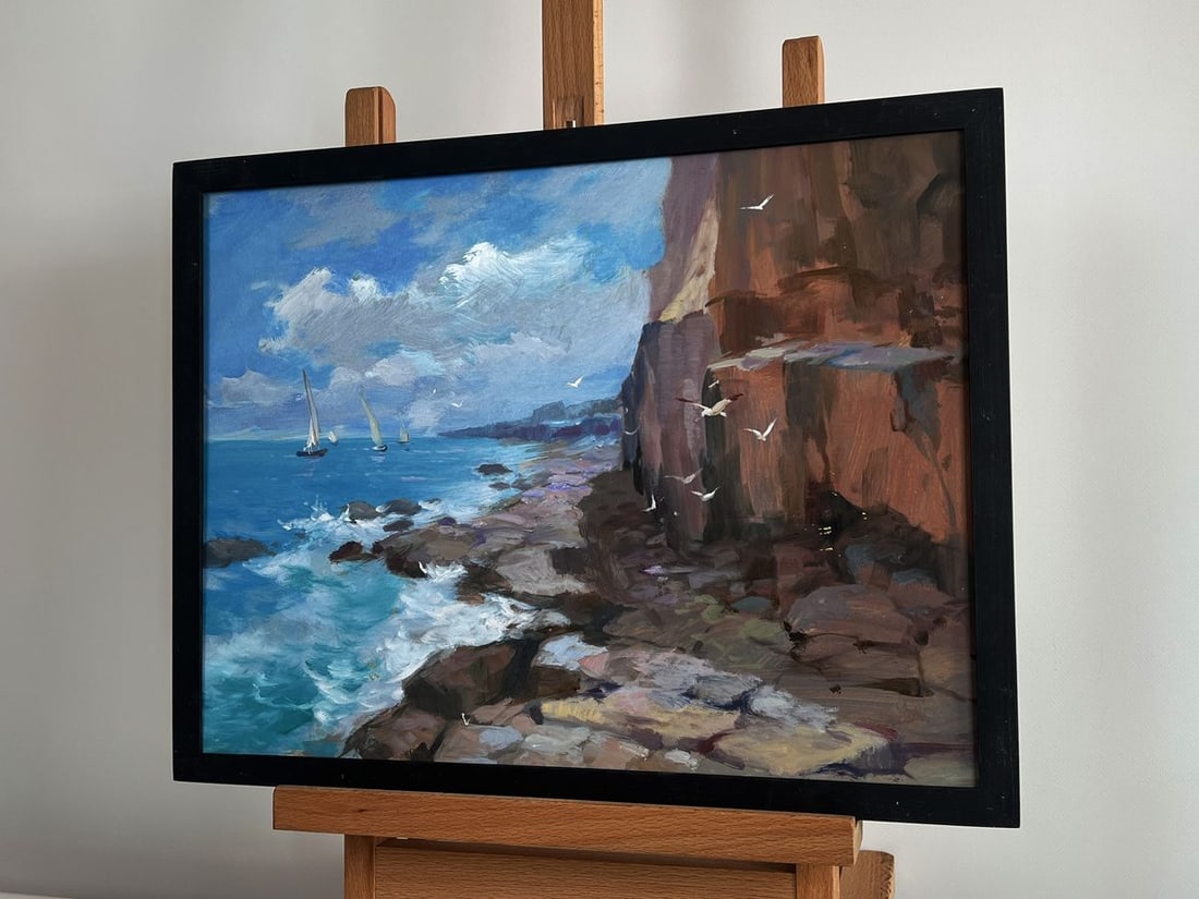 Oil painting Sailing towards a dream Yuriy Suprunchuk - 2