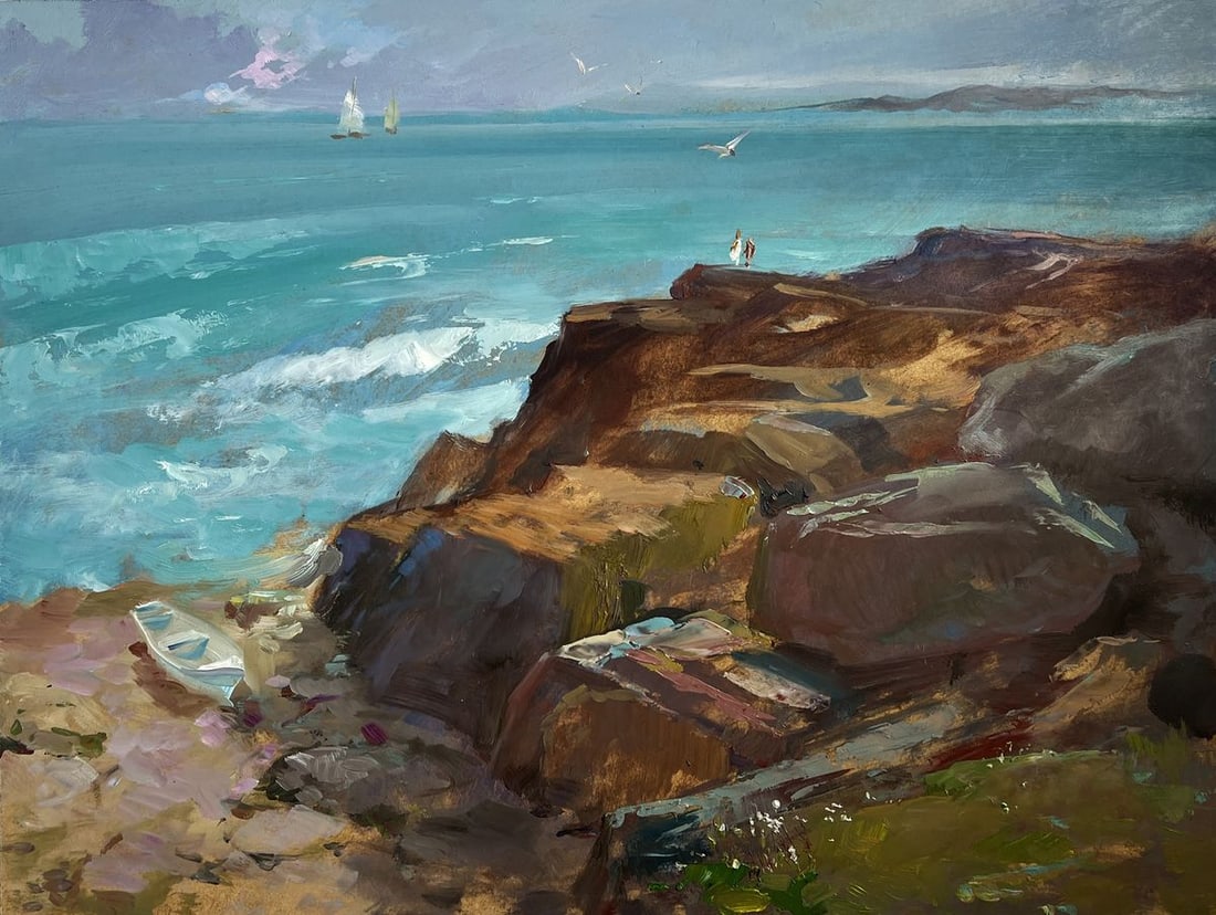 Oil painting Sea Symphony of Waves Yuriy Suprunchuk - 3