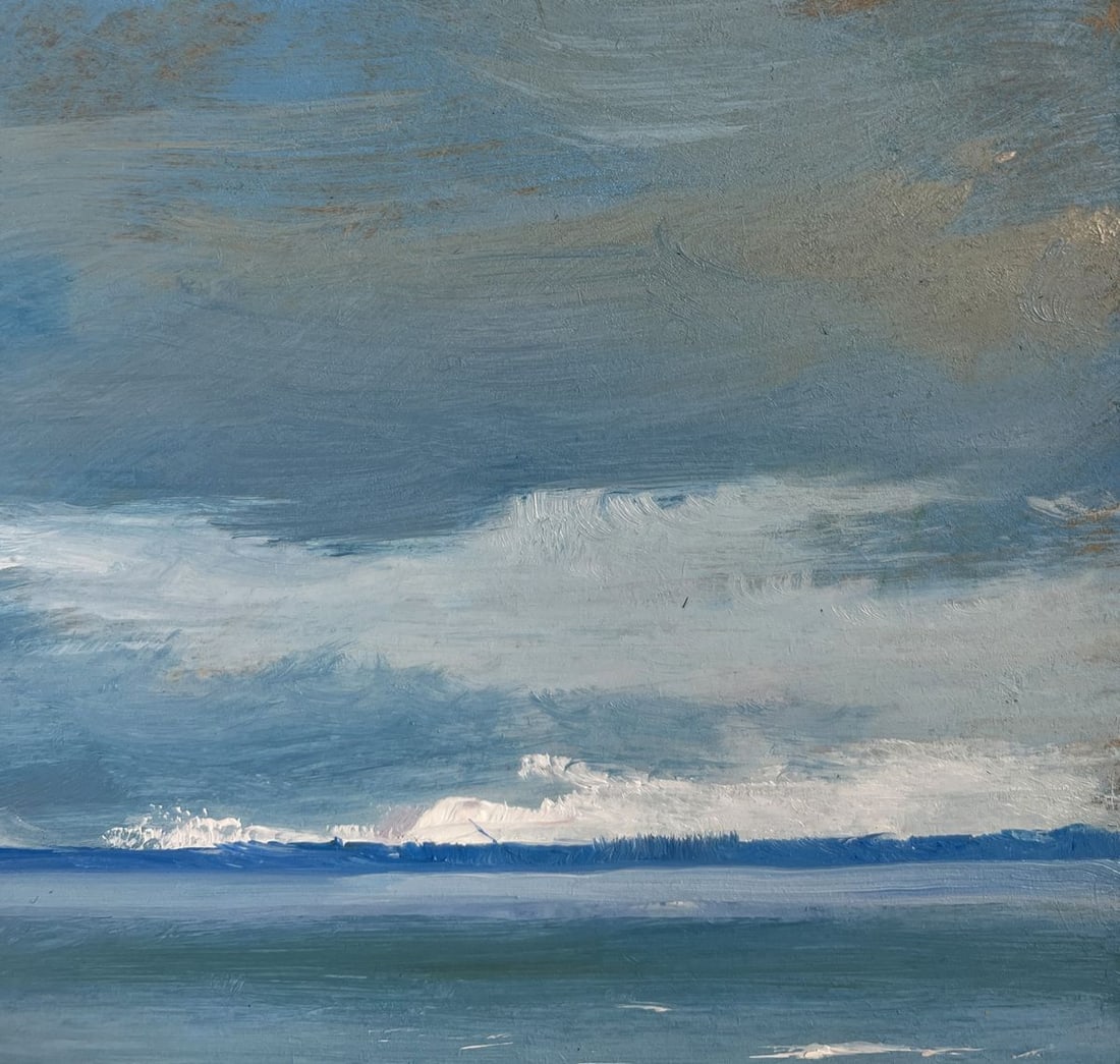 Oil painting The call of distant waves Yuriy Suprunchuk - 4