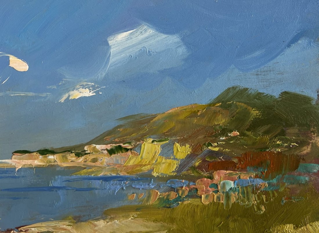 Oil painting The quiet breath of the sea Yuriy Suprunchuk - 4