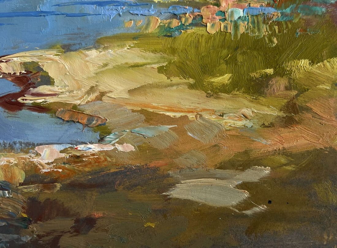 Oil painting The quiet breath of the sea Yuriy Suprunchuk - 5