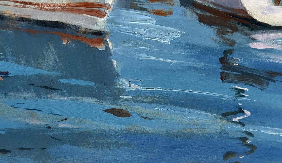 Oil painting Summer Yacht Club Yuriy Suprunchuk - 5
