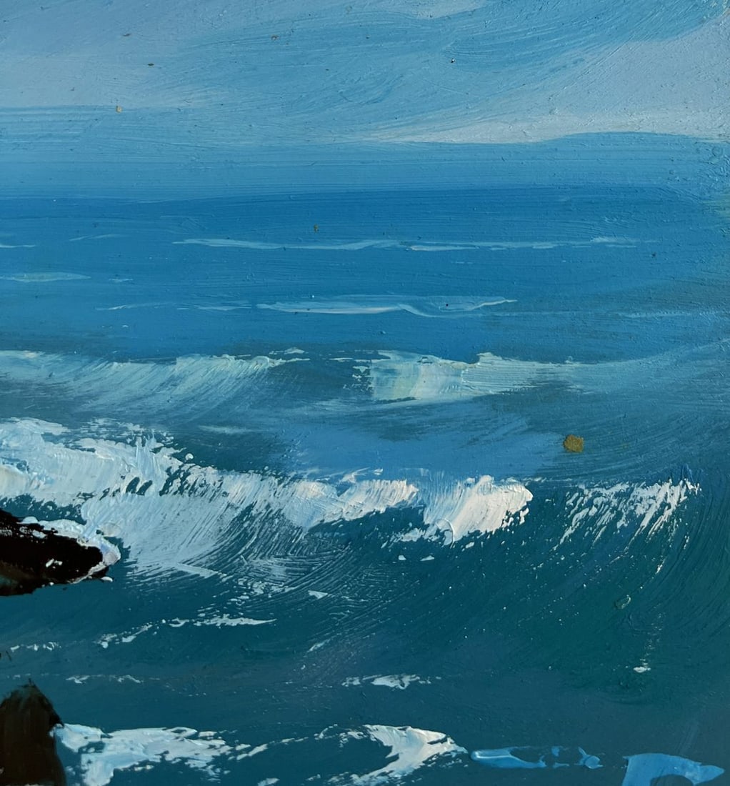 Oil painting Sunny day at sea Yuriy Suprunchuk - 4