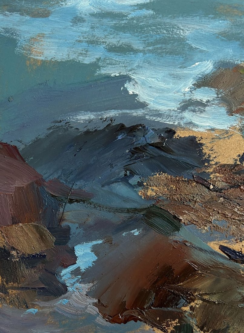 Oil painting Sunny day at sea Yuriy Suprunchuk - 7