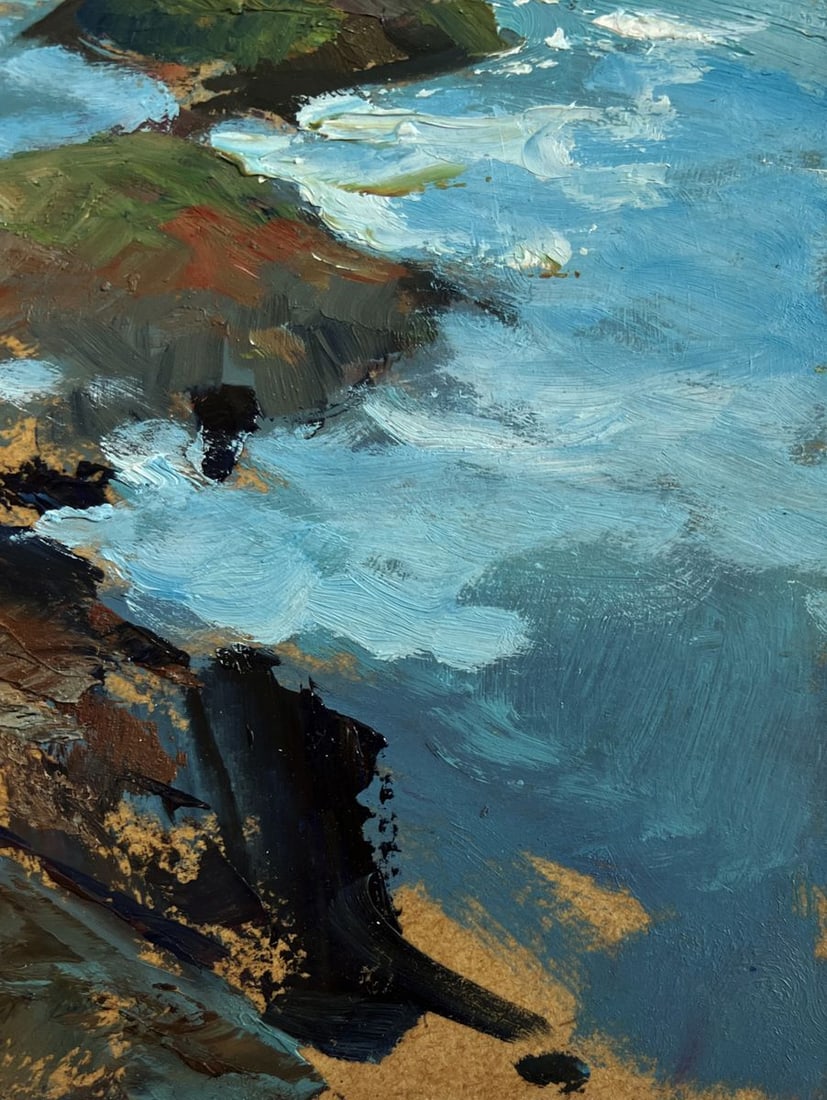 Oil painting Sunny day at sea Yuriy Suprunchuk - 8