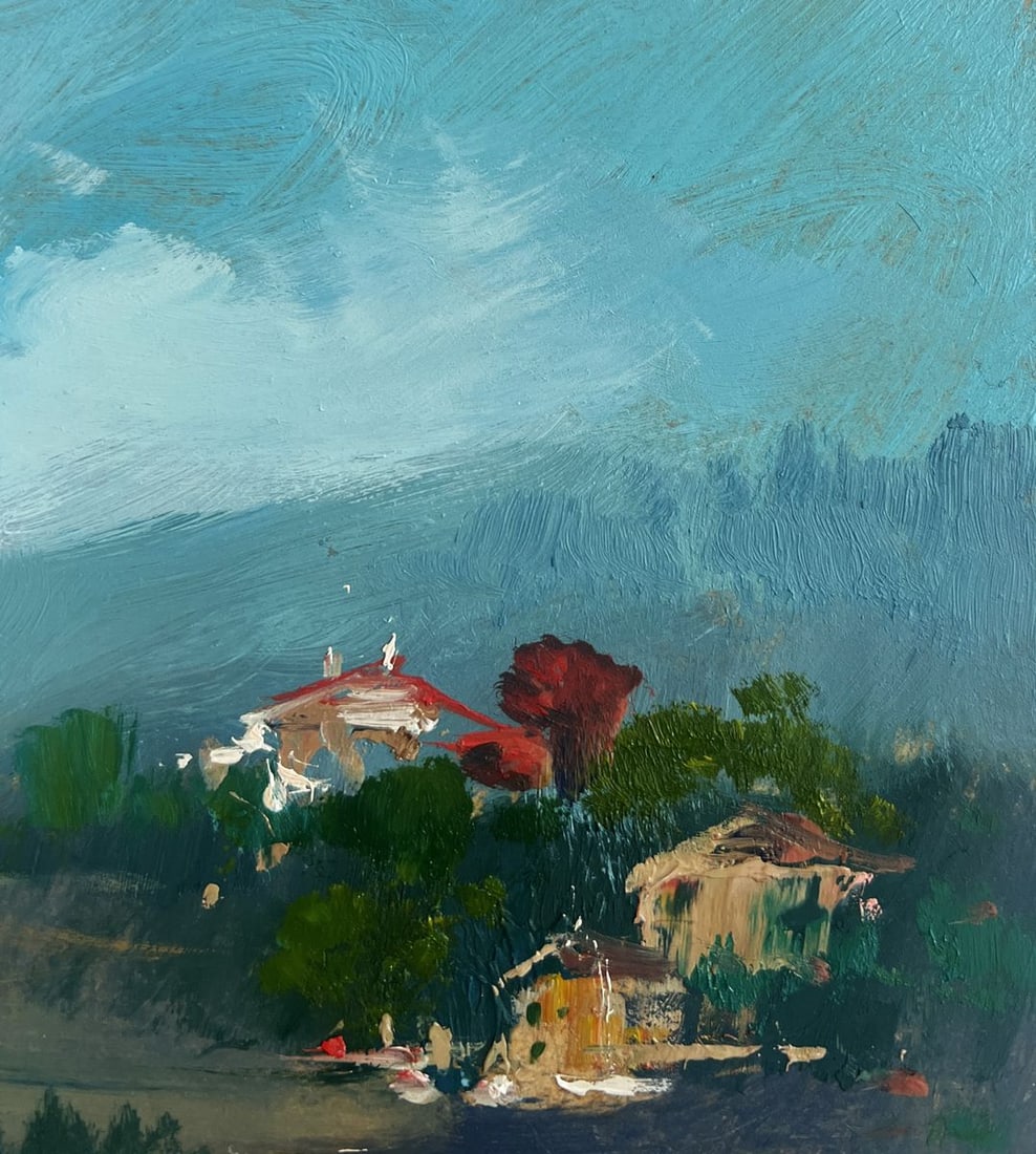 Oil painting Hidden corner by the sea Yuriy Suprunchuk - 4