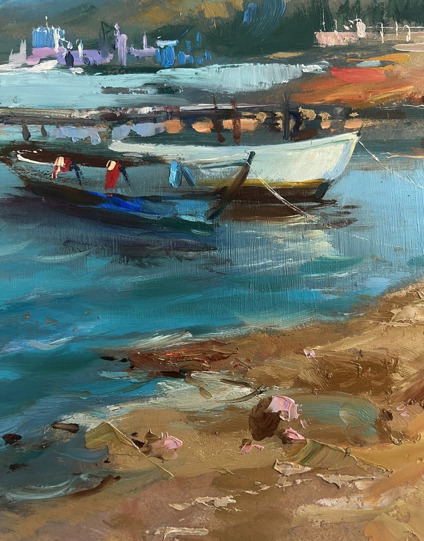 Oil painting Hidden corner by the sea Yuriy Suprunchuk - 8