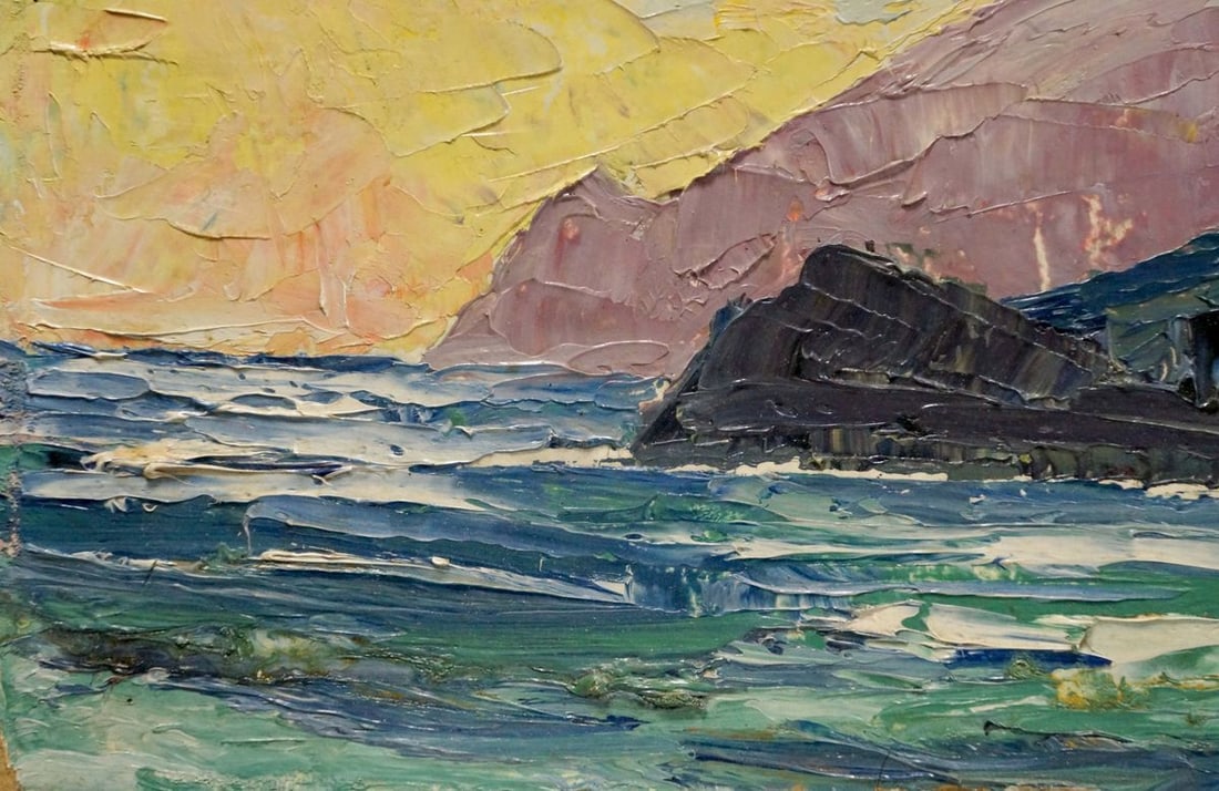 Oil painting Sea landscape Sigalevich L.E. - 2