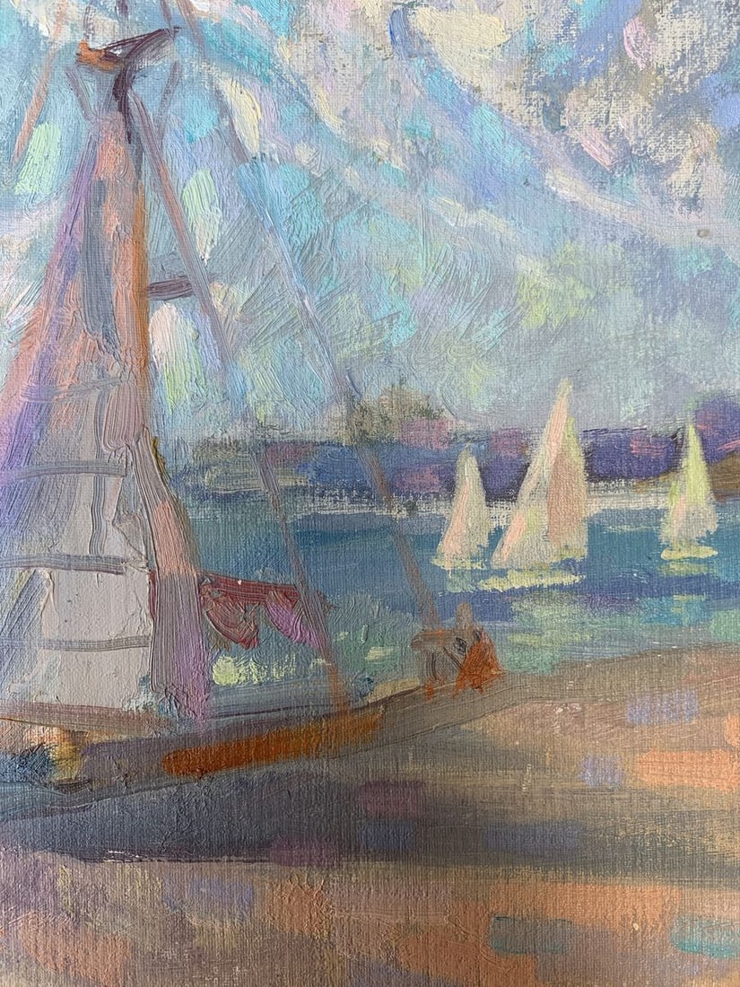 Oil painting White sea Batrakov Vladimir Grigorievich - 7