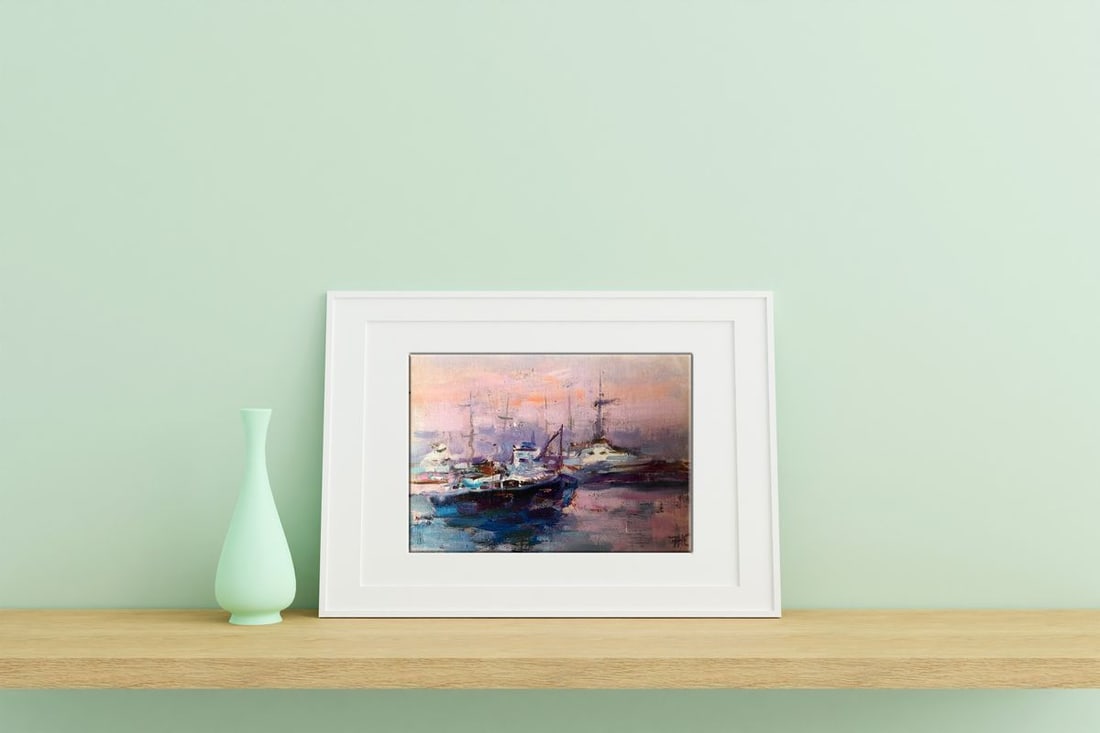 Oil painting Yacht club Kuzeminsky Nikolay Borisovich - 3
