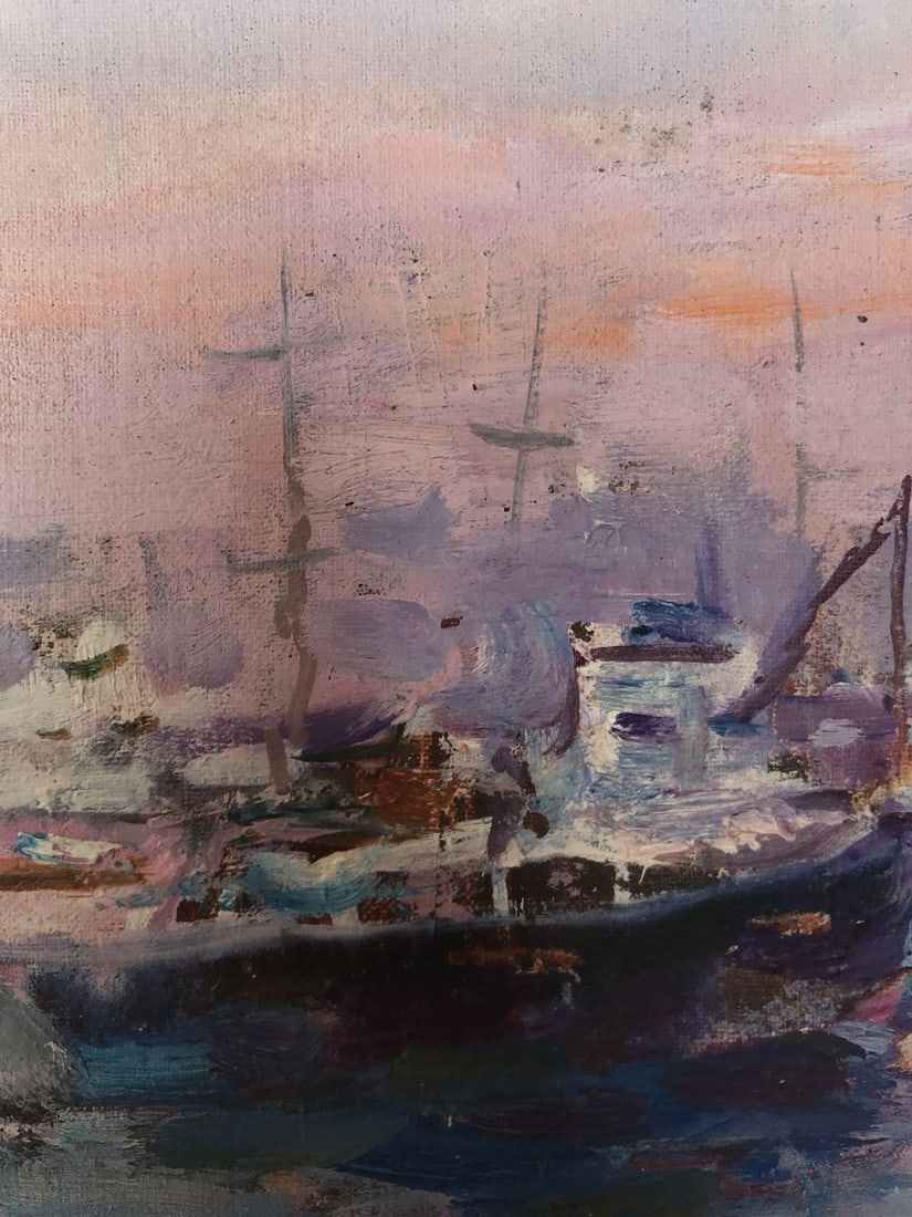 Oil painting Yacht club Kuzeminsky Nikolay Borisovich - 4