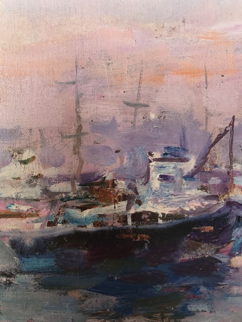 Oil painting Yacht club Kuzeminsky Nikolay Borisovich - 5