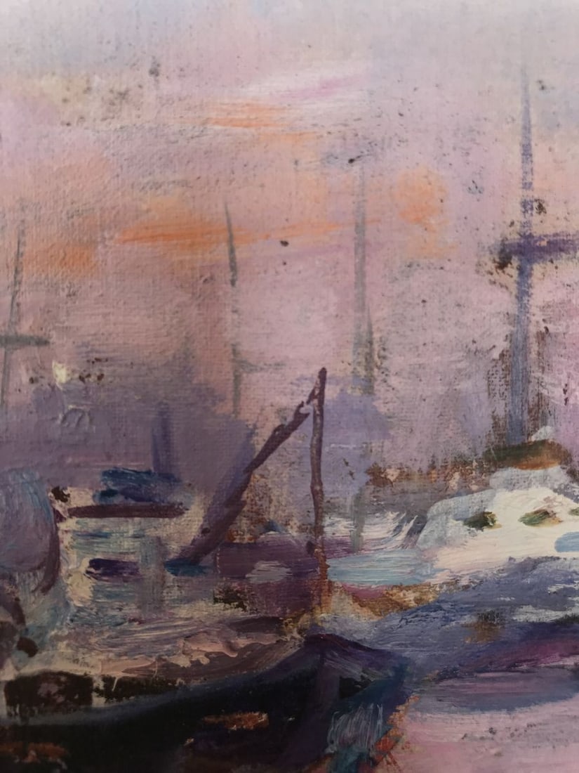 Oil painting Yacht club Kuzeminsky Nikolay Borisovich - 6