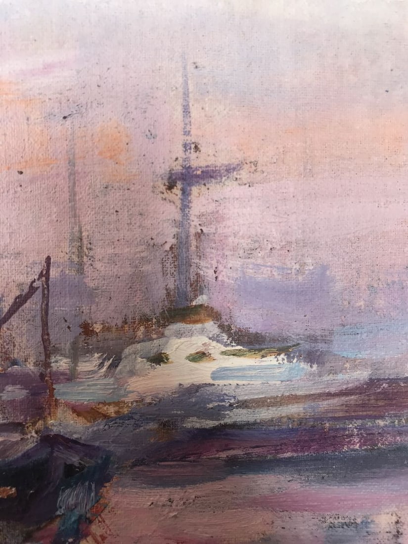 Oil painting Yacht club Kuzeminsky Nikolay Borisovich - 8