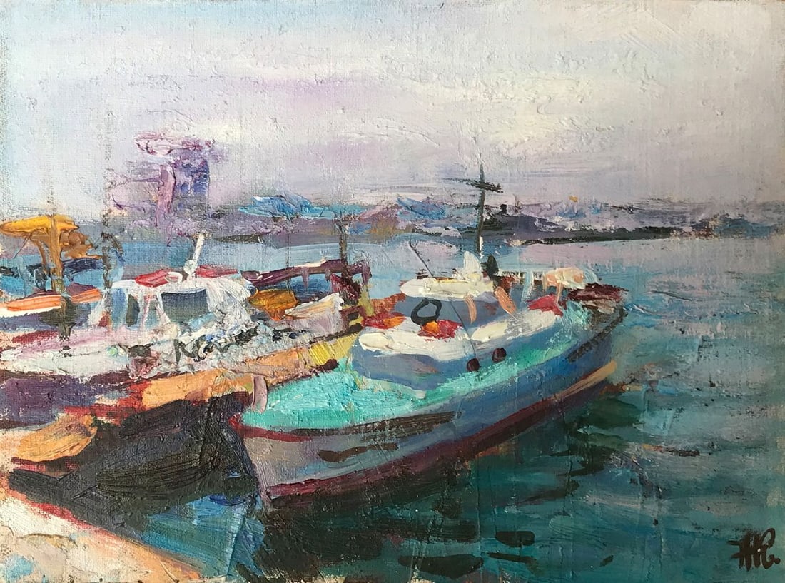 Oil painting Coast in Crimea Kuzeminsky Nikolay Borisovich: Title: Oil painting Coast in Crimea Kuzeminsky Nikolay Borisovich Description: No.AAA2050 Looking for a breathtaking oil painting that will make a stunning addition to your home decor? "Coast in Crime
