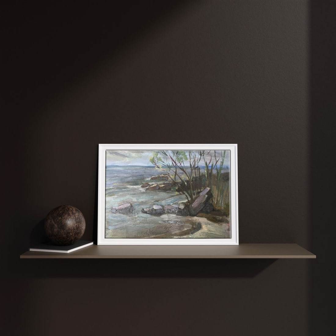 Oil painting Storm Unknown artist - 3