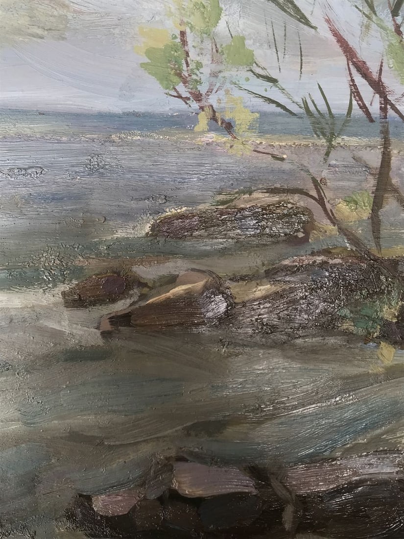 Oil painting Storm Unknown artist - 7
