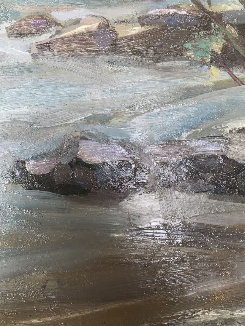 Oil painting Storm Unknown artist - 8
