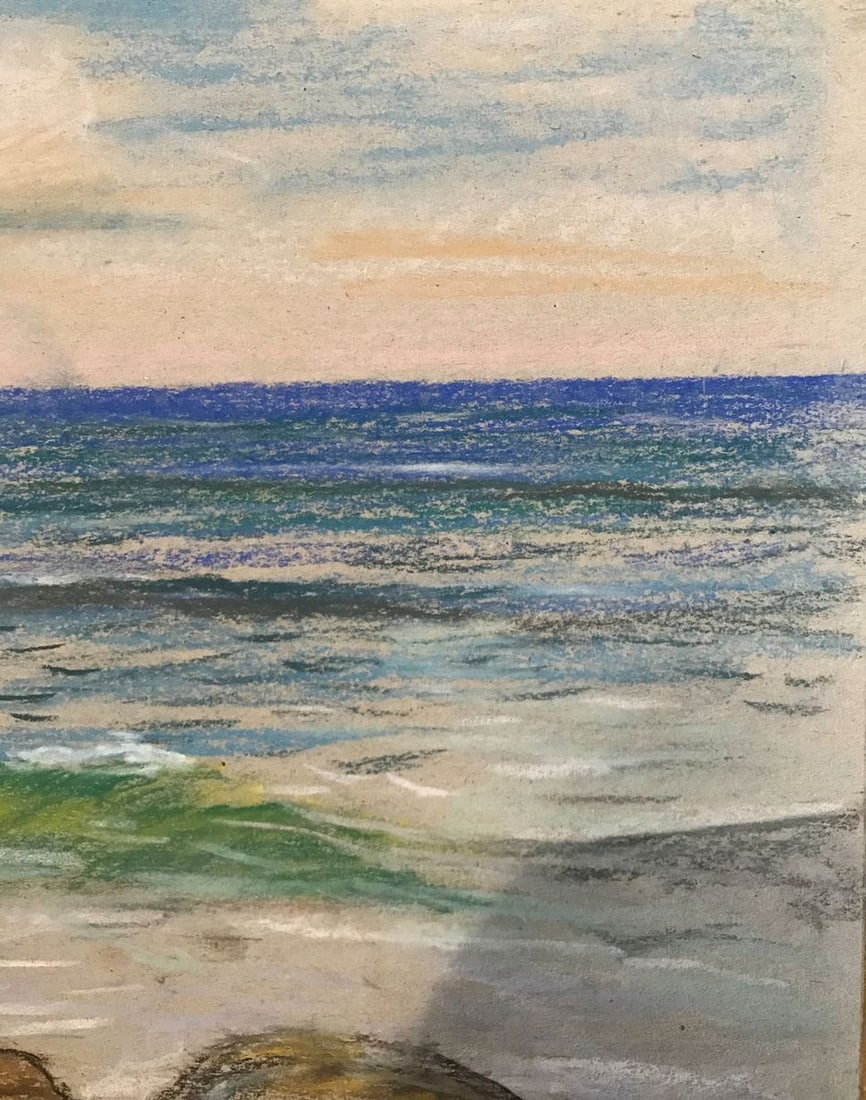 Pencils painting On the Black Sea Wihyrovskii Victor - 9