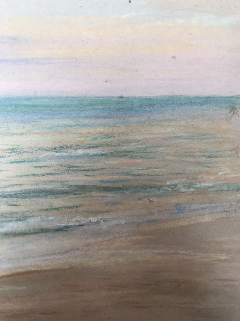 Pencils painting Seascape Wihyrovskii Victor - 9