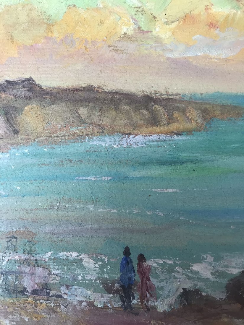 Oil painting Evening near the lighthouse Wihyrovskii Victor - 7