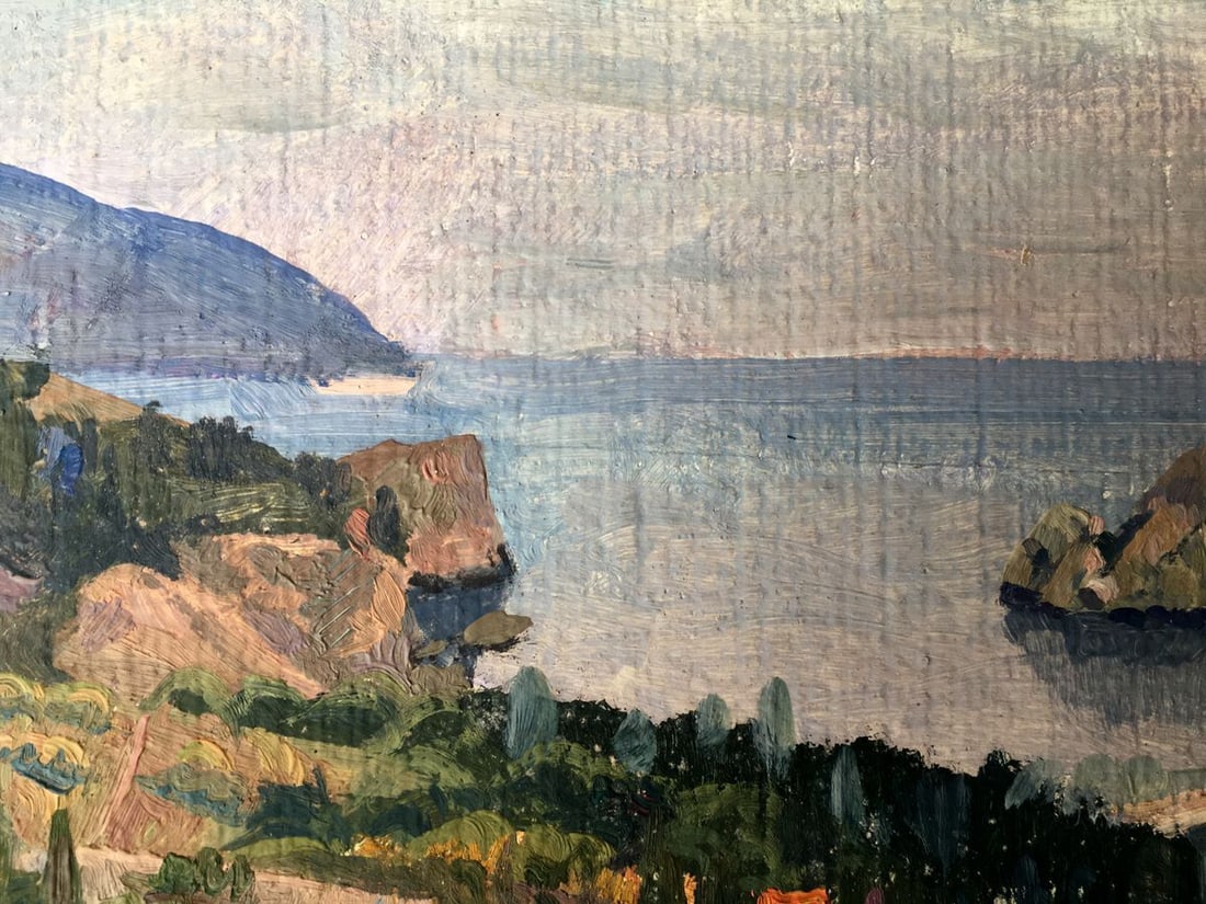 Oil painting Near the mountain Batrakov Vladimir Grigorievich - 8