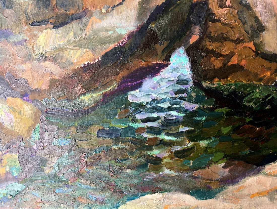 Oil painting Among the rocks Batrakov Vladimir Grigorievich - 5