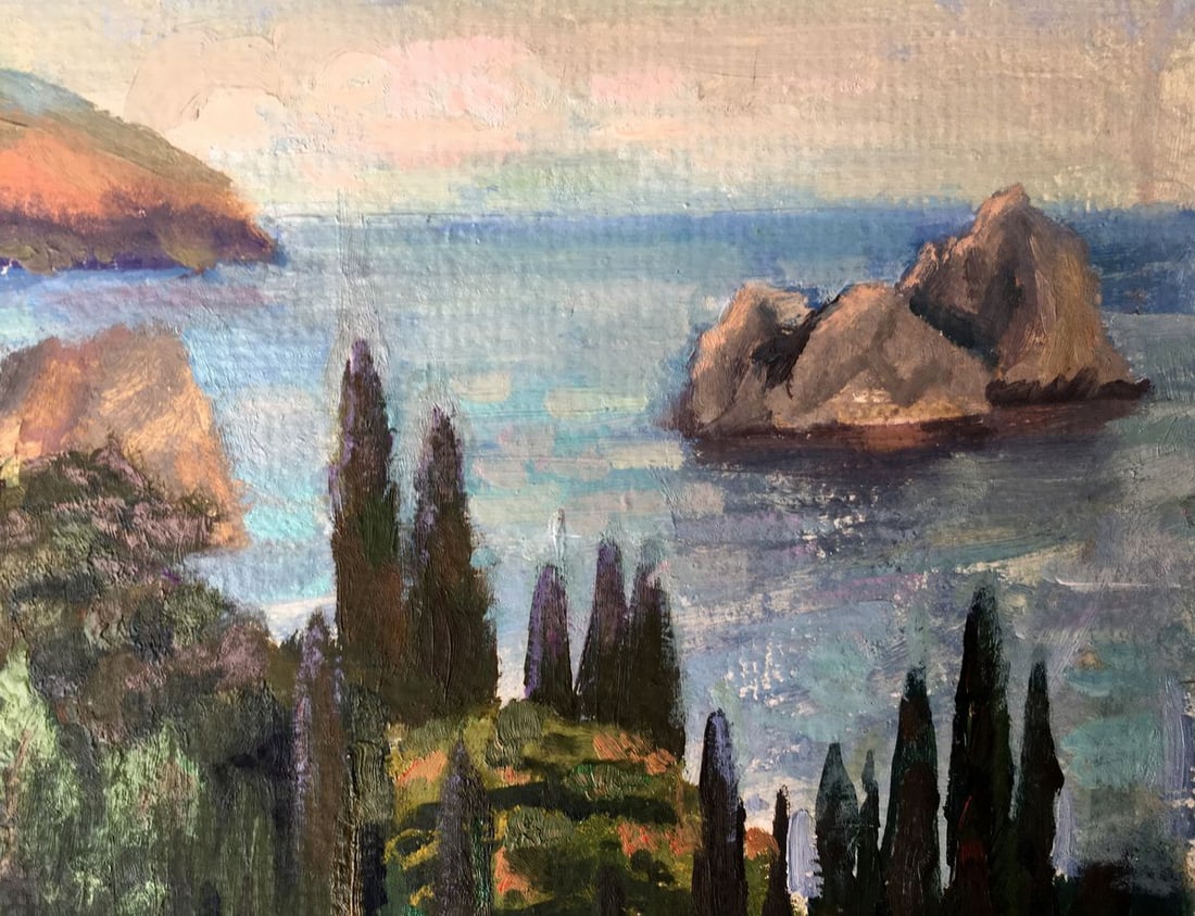 Oil painting Gurzuf Batrakov Vladimir Grigorievich - 4