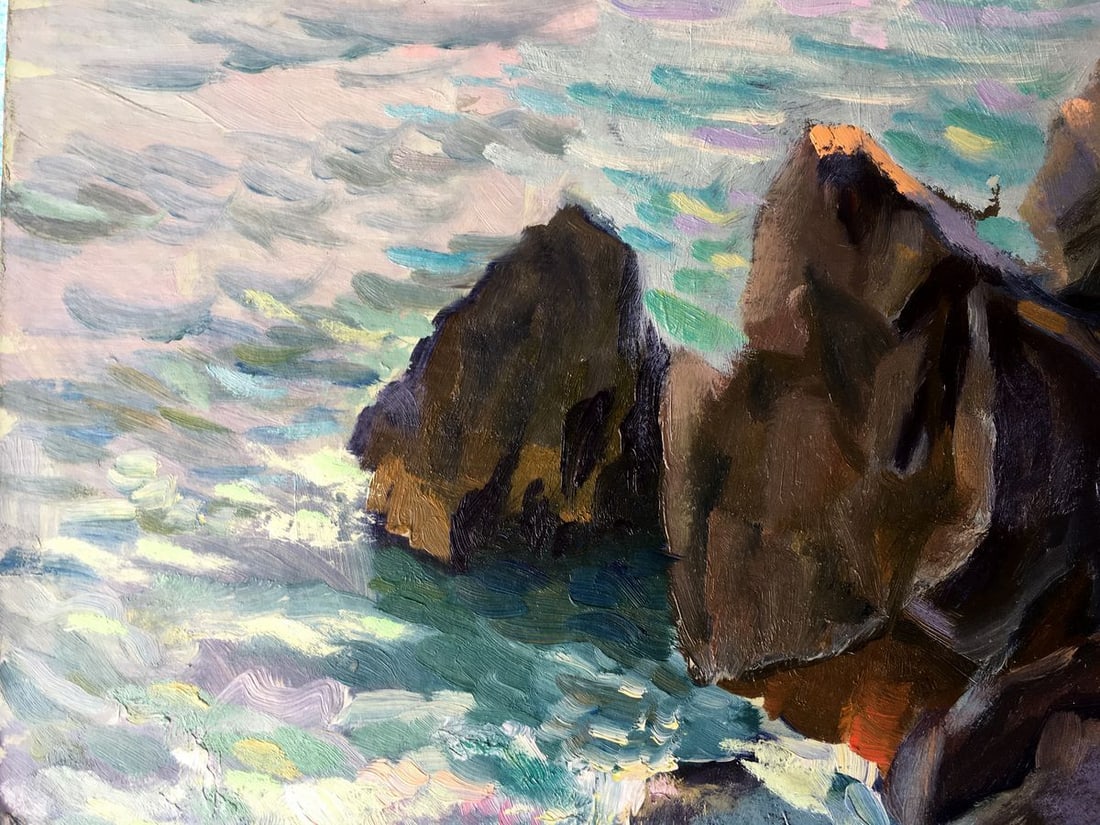 Oil painting Morning near the sea Batrakov Vladimir Grigorievich - 10