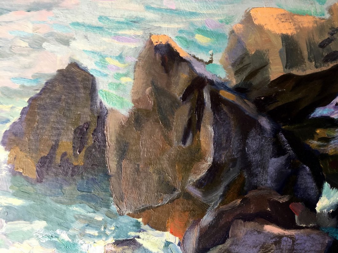 Oil painting Morning near the sea Batrakov Vladimir Grigorievich - 12