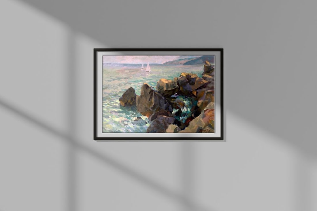 Oil painting Morning near the sea Batrakov Vladimir Grigorievich - 2