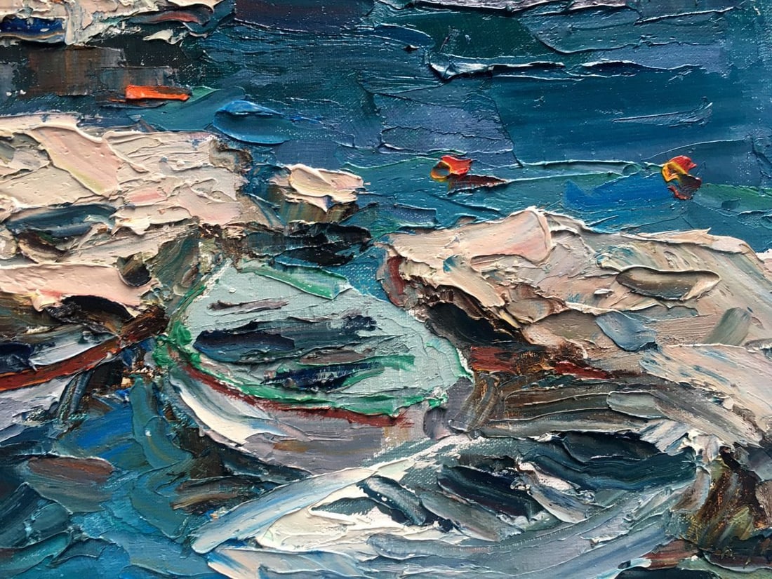 Oil painting Boats Alexander Nikolaevich Cherednichenko - 5