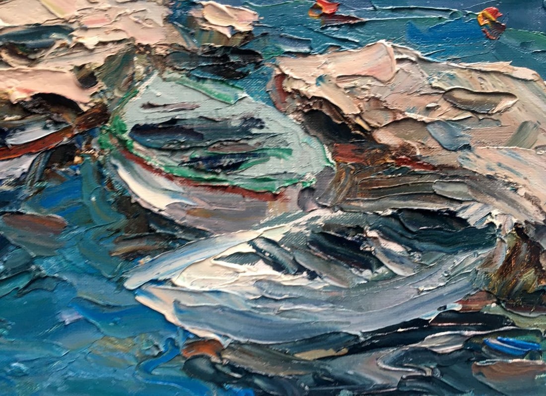 Oil painting Boats Alexander Nikolaevich Cherednichenko - 6