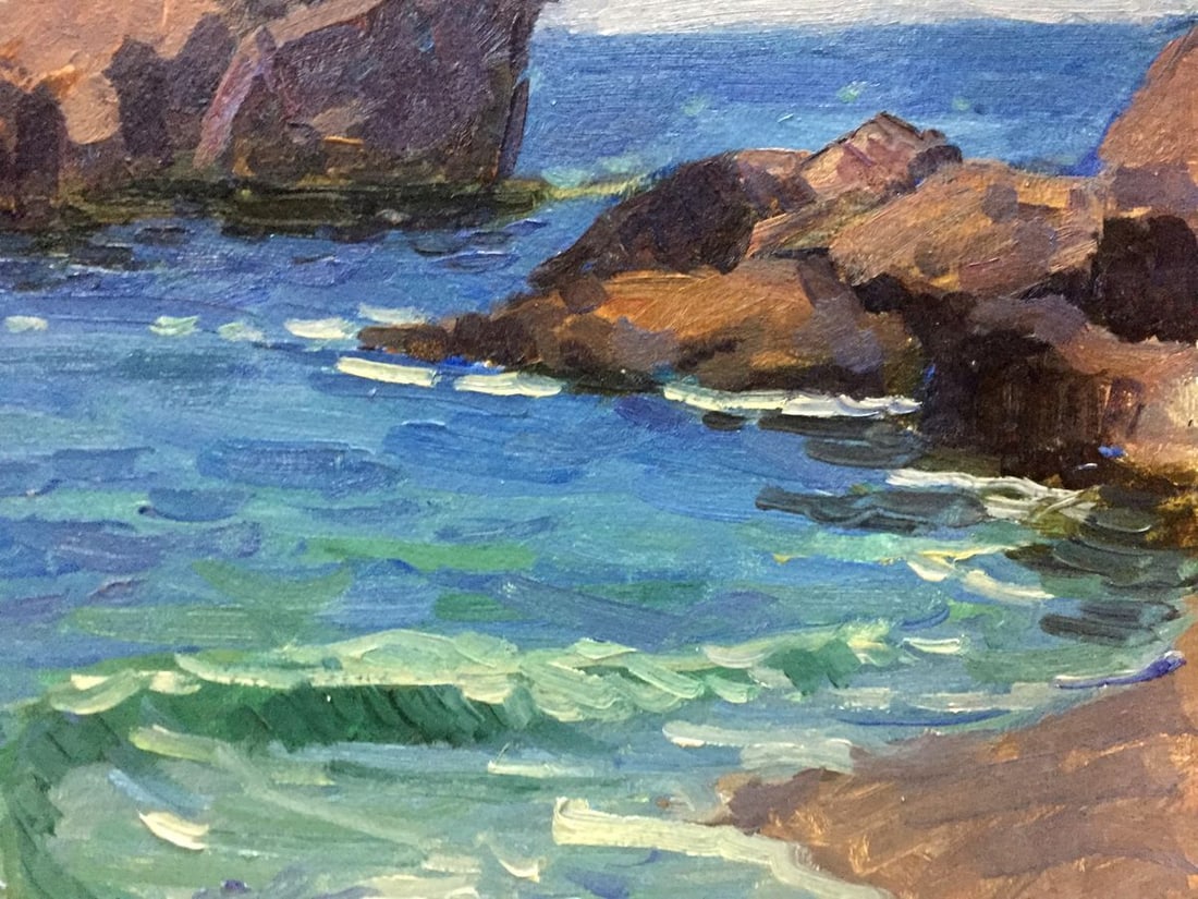 Oil painting Calm sea - 4