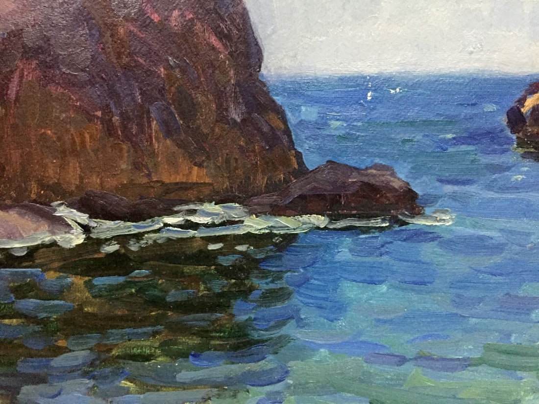 Oil painting Calm sea - 6