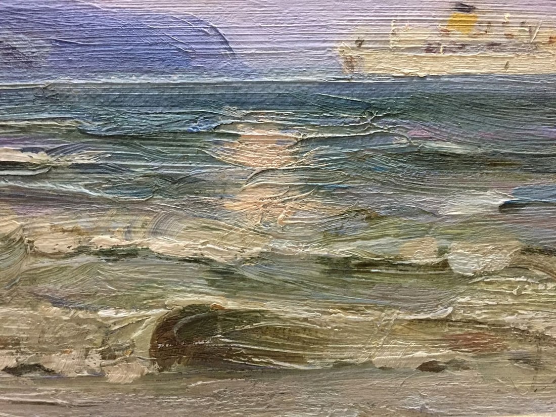 Oil painting Evening in Yalta Strelov Arkady Efimovich - 3