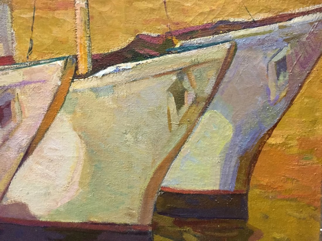 Oil painting At the docks Prokhorov Konstantin Alexandrovich - 6