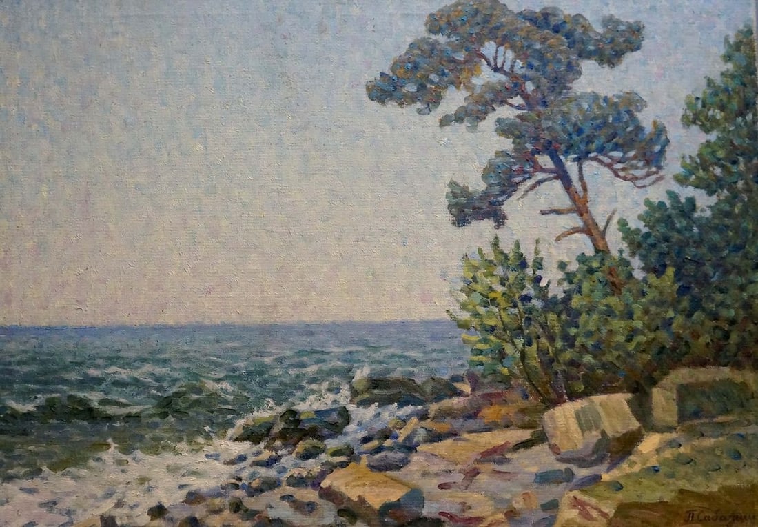 Oil painting Off the coast Sabadysh Petro Yevlampiyovych - 2