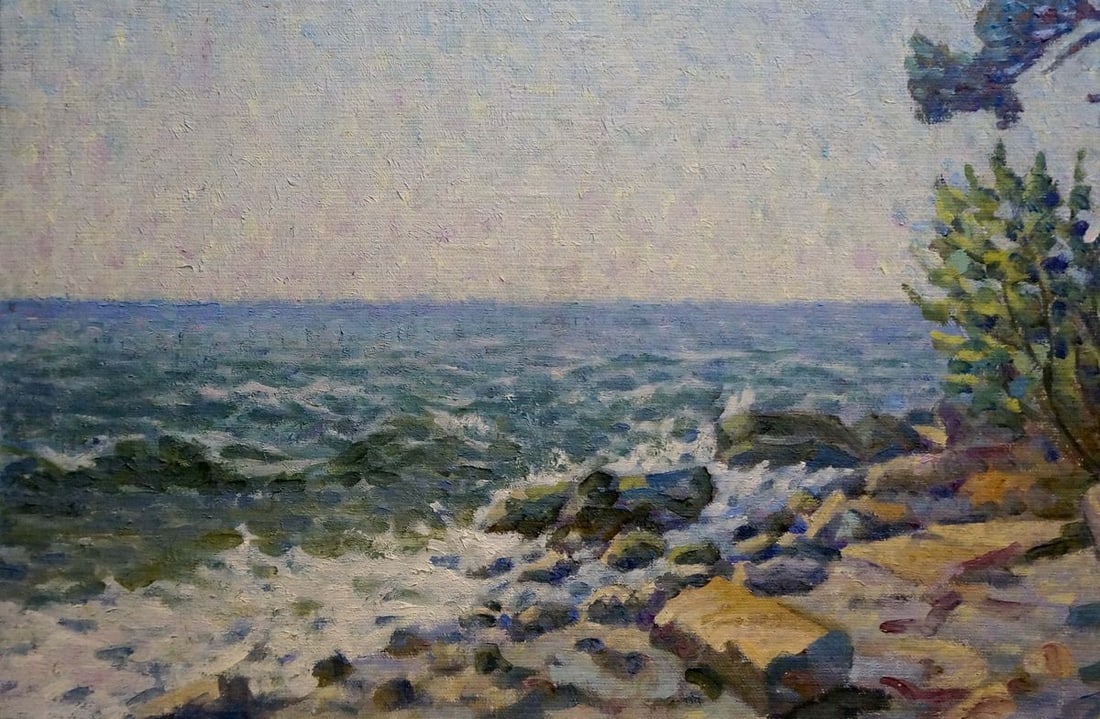 Oil painting Off the coast Sabadysh Petro Yevlampiyovych - 3